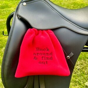 Buck around & find out stirrup covers